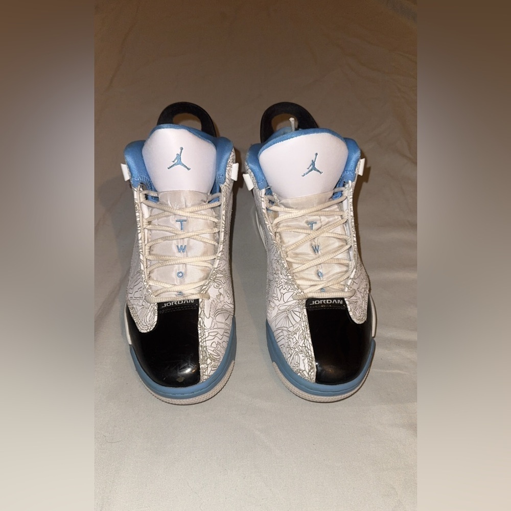 Jordan Dub Zero Legend Blue Sneakers with Black Accents